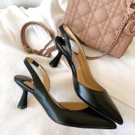 Jimmy Choo Fetto 65 Slingback Pumps Leather Black