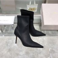 Jimmy Choo Beyla 85 Ankle Booties Calf Leather Black