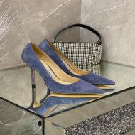 Jimmy Choo Love Pumps Suede Blue