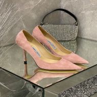 Jimmy Choo Love Pumps Suede Pink