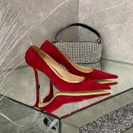 Jimmy Choo Love Pumps Suede Red